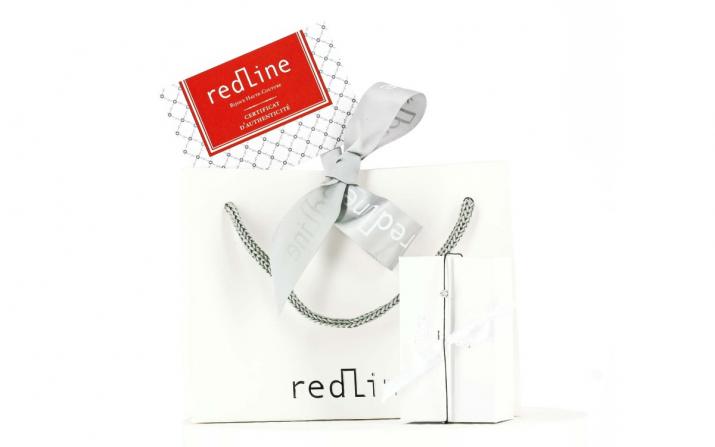 Redline红绳 Sa Bien Aimé 020克拉心形钻石白金绳制女士手链 Redline 